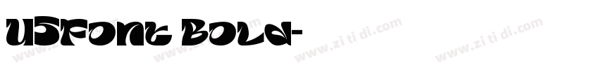 U5Font Bold字体转换